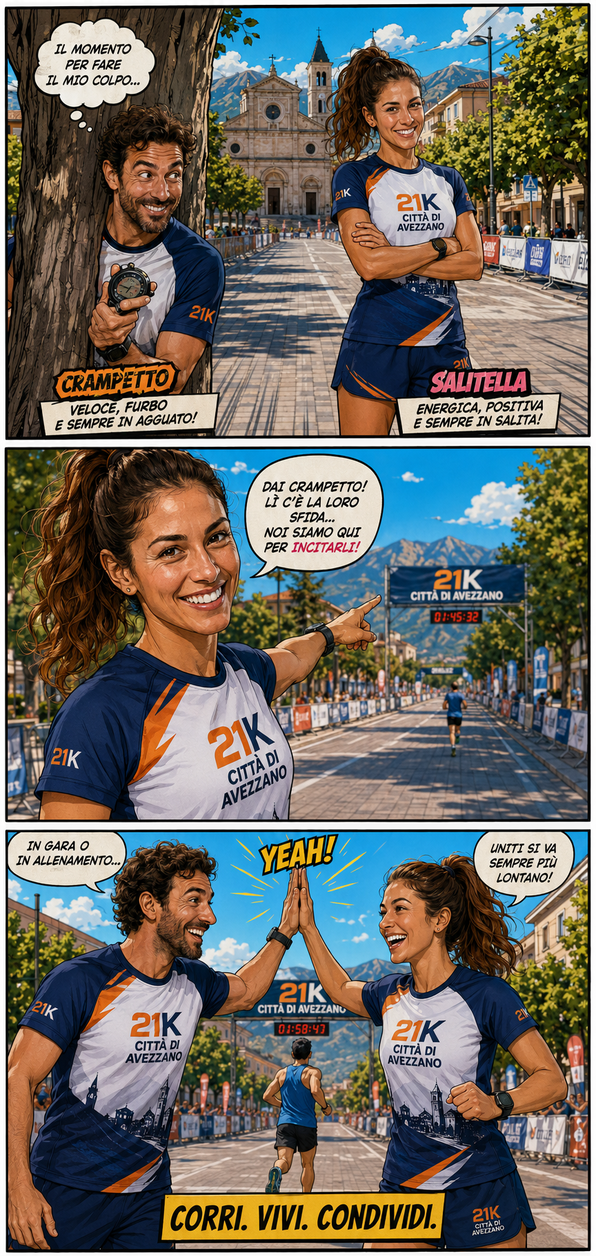 Fumetto con Crampetto e Salitella